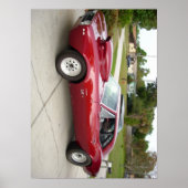 1967 Flame Red SS 396 Camaro Poster (Voorkant)
