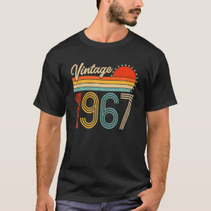  1967 geboren in 1967 55e verjaardag gif 55 t-shirt
