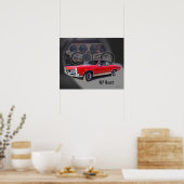 1967 GTO-"Geitenmot"-moestril art. Poster (Keuken)