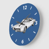 1967 Illustratie Buick Riviera Grote Klok (Hoek)