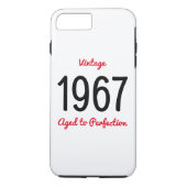  1967 jaar met perfecte geboortegrond Case-Mate iPhone case (Achterkant)