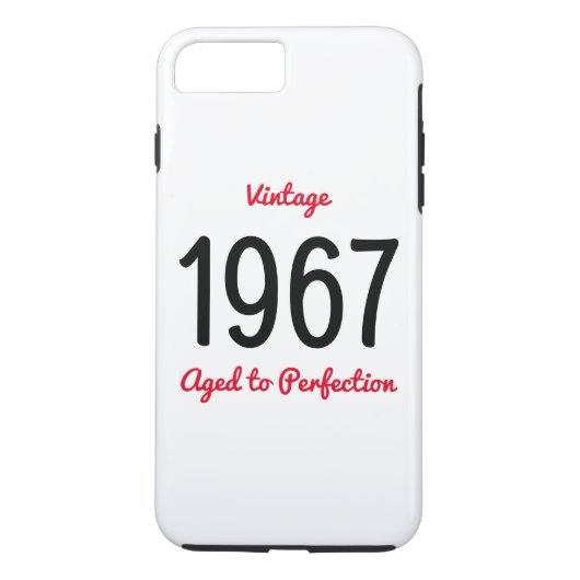  1967 jaar met perfecte geboortegrond Case-Mate iPhone case (Achterkant)