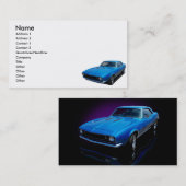 1967 klassieke auto visitekaartje (Voorkant / Achterkant)