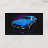 1967 klassieke auto visitekaartje (Achterkant)