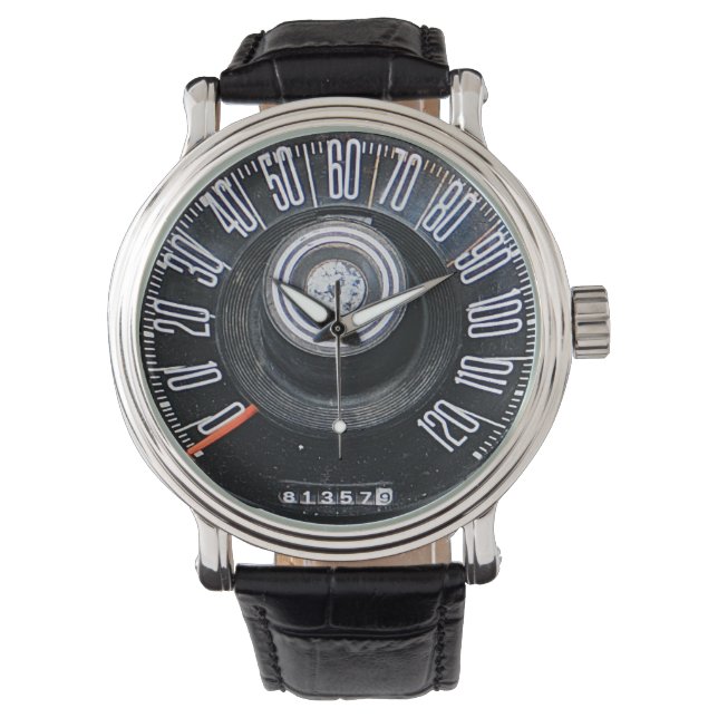 1967 Klassieke Autosnelheidsmeter Horloge (Voorkant)