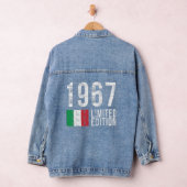 1967 Limited Edition Italië met vlag Birthday Denim Jacket (Hangar)
