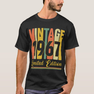 1967 Limited Edition Retro Verjaardag T-shirt