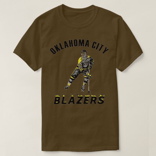 1967 Oklahoma City Blazers T-shirt (Design voorkant)