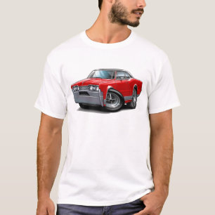 1967 Olds Cutlass Red-Black Car T-shirt