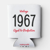  1967 oud tot perfectie 50 verjaardagscadeau blikjeskoeler (Achterkant)