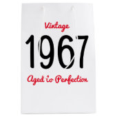  1967 oud tot perfectie 50 verjaardagsfeestje medium cadeauzakje (Voorkant)