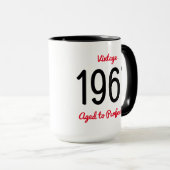  1967 oud tot perfectie 50 verjaardagsfeestje mok (Voorkant rechts)