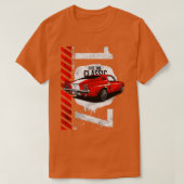 1967 Patriottische Amerikaanse V8 Muscle Pony Must T-shirt (Design voorkant)