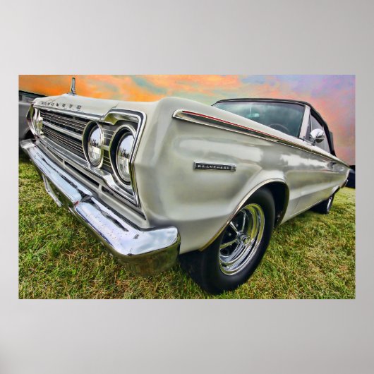 1967 Plymouth Belvedere II Poster (Voorkant)