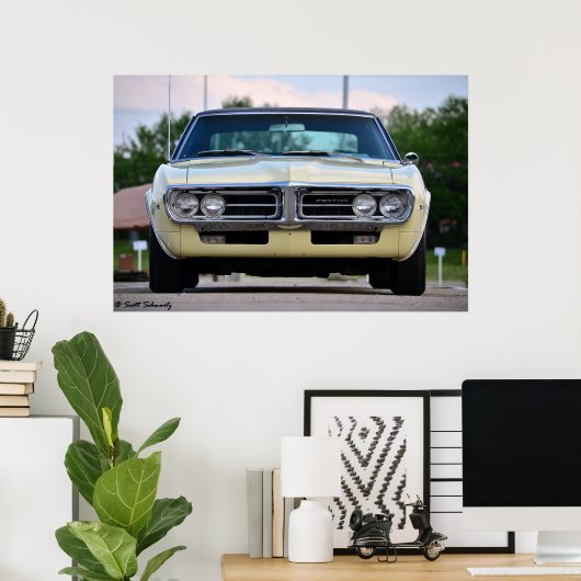 1967 Pontiac Firebird Poster (Thuiskantoor)