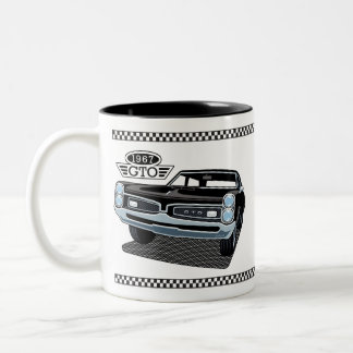 1967 Pontiac GTO Black Tweekleurige Koffiemok