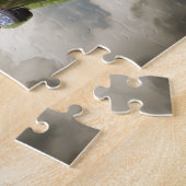 1967 Pontiac GTO en Amerikaanse vlag Legpuzzel (Zijkant)