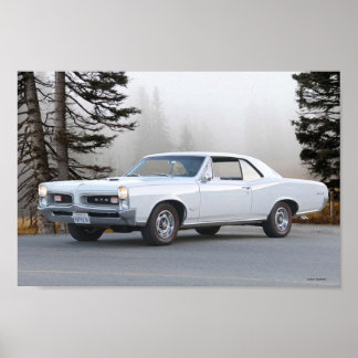 1967 Pontiac GTO White Goat II Poster