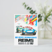 1967 Reims 12u Grote Prijs Briefkaart (Staand voorkant)