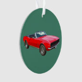 1967 Rood Converteerbare Camaro-spier Ornament (voorkant)