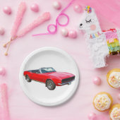 1967 Rood Converteerbare Camaro-spier Papieren Bordje (Feest)