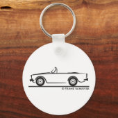 1967 Sunbeam Alpine Sleutelhanger (Voorkant)