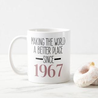 1967 Verjaardag 60 60-jarige Vrouw Oudovergrootmoe Koffiemok