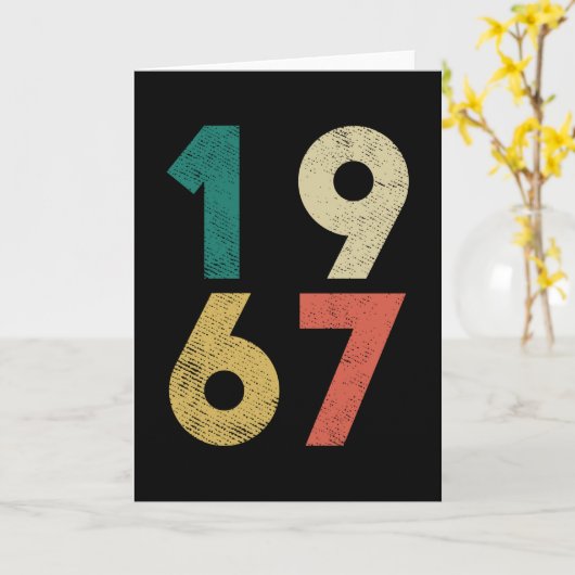 1967  vogeldagretro kaart (Gele Bloem)