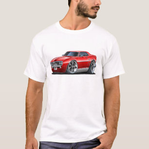 1967 Vuurvogel Rode auto T-shirt