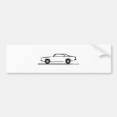 1968 1969 Plymouth Barracuda Bumpersticker (Voorkant)