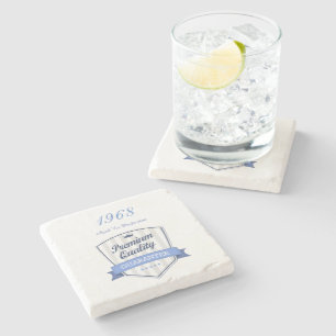 1968 50ste jaar Born Award - Gift Hem of Hare Cust Stenen Onderzetter