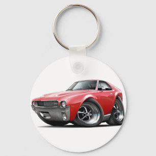 1968-69 AMX Red Car Sleutelhanger