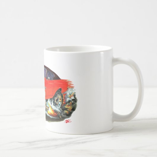 1968-69 Chevelle Red-Black Top Car Koffiemok (Rechts)