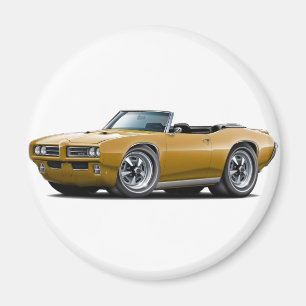 1968-69 GTO Gold Convertible Magneet