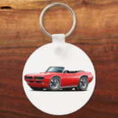 1968-69 GTO Red Convertible Sleutelhanger (Voorkant)
