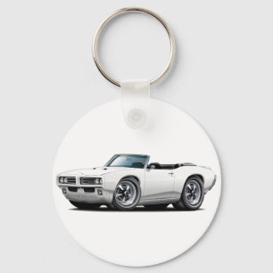 1968-69 GTO White-converteerbaar Sleutelhanger