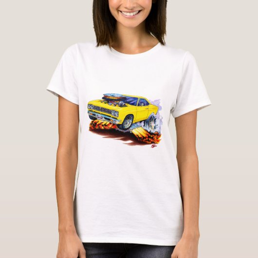 1968-69 Roadrunner Yellow Car T-shirt (Voorkant)