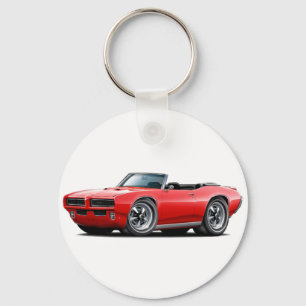 1968-69 Rode Convertibel GTO Sleutelhanger