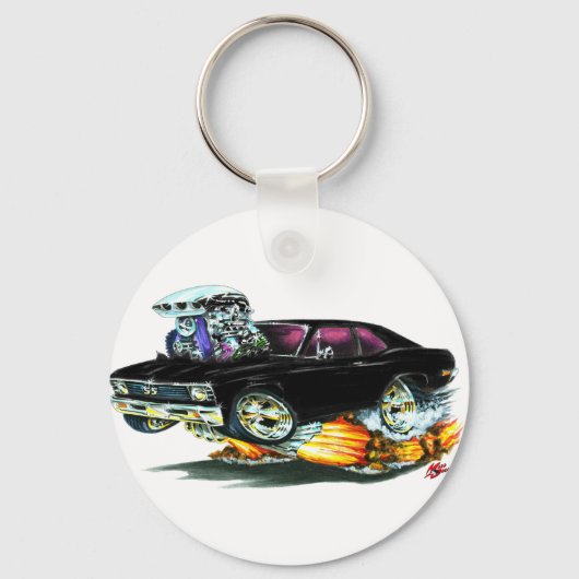 1968-70 Nova Black Car Sleutelhanger (Voorkant)