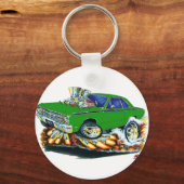 1968-71 Dodge Dart Green Car Sleutelhanger (Voorkant)