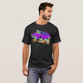 1968-71 Dodge Dart Paarse auto T-shirt (Voorkant volledig)