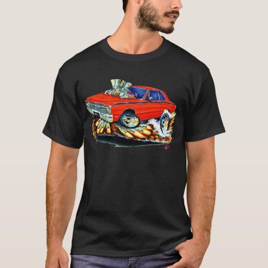 1968-71 Dodge Dart Red Car T-shirt (Voorkant)