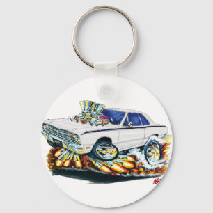 1968-71 Dodge Dart White Car Sleutelhanger
