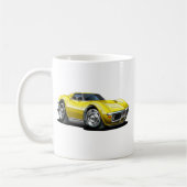 1968-72 Corvette gele auto Koffiemok (Links)