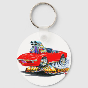 1968-72 Corvette Red Convertible Sleutelhanger