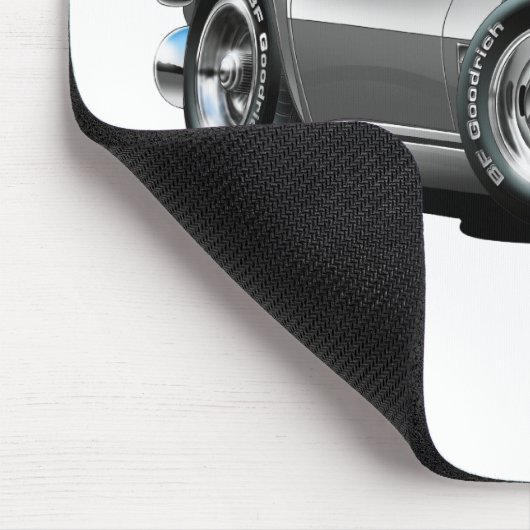 1968-72 Corvette Silver Car Muismat (Hoek)