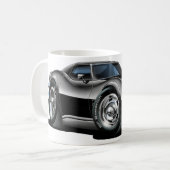 1968-72 Corvette zwarte auto Koffiemok (Voorkant links)