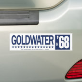 1968 Barry Goldwater  Bumpersticker (Op auto)