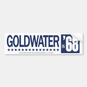 1968 Barry Goldwater  Bumpersticker