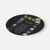 1968 Birthday Trivia Facts Paper Bord (Gekanteld)